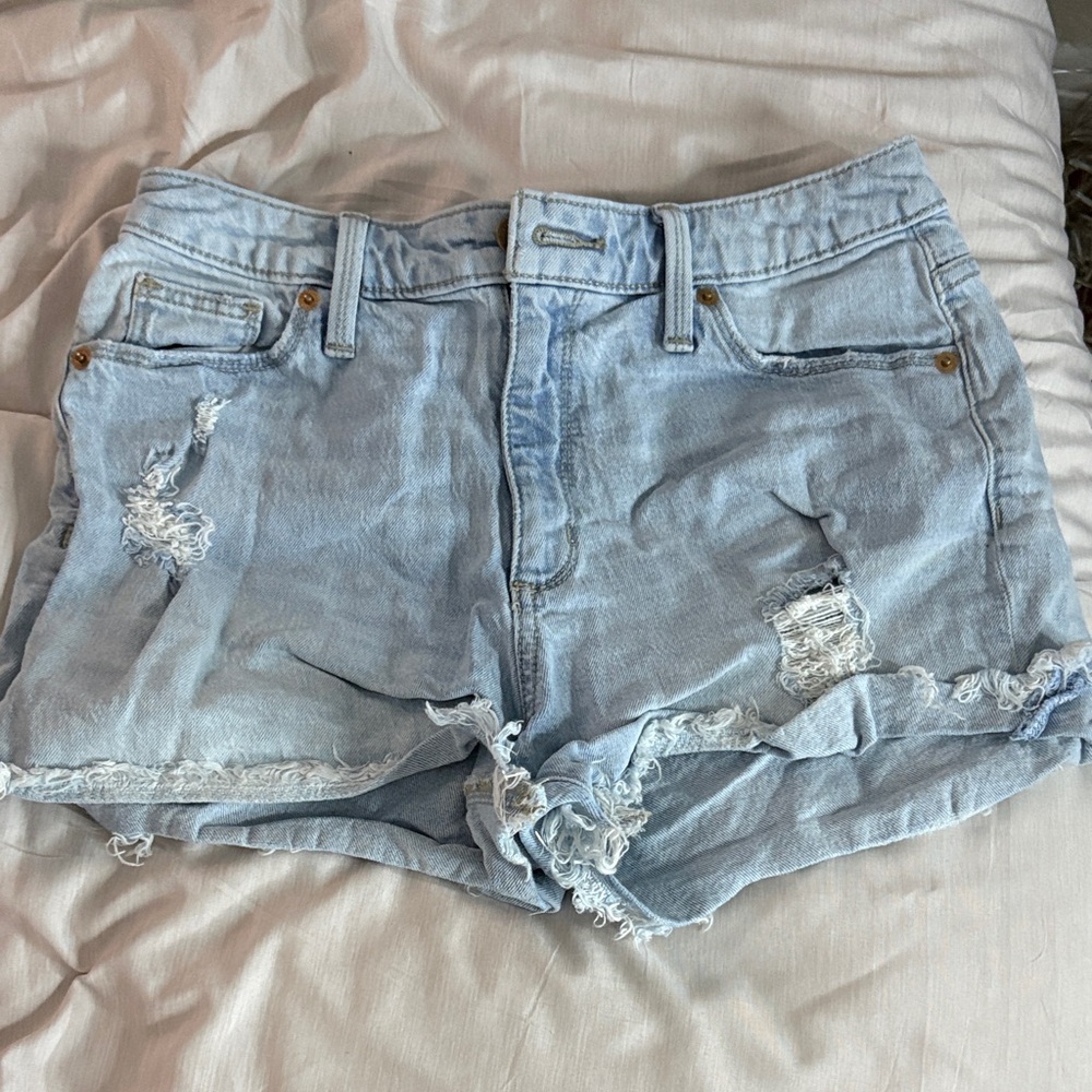 Universal Thread Light Wash Distressed Jean Shorts